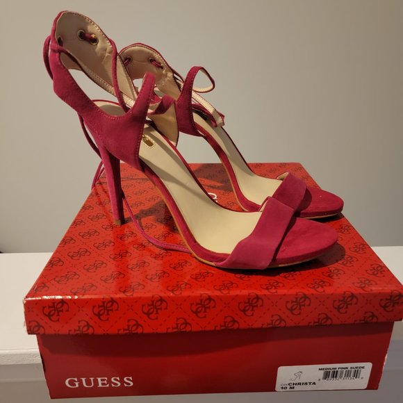 Guess Christa Medium Pink Suede - Picture 4 of 4